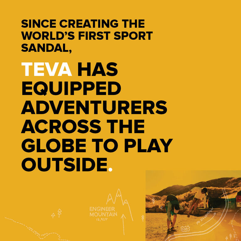 Since creating the world's first sport sandal, Teva has equipped adventurers across the globe to play outside.