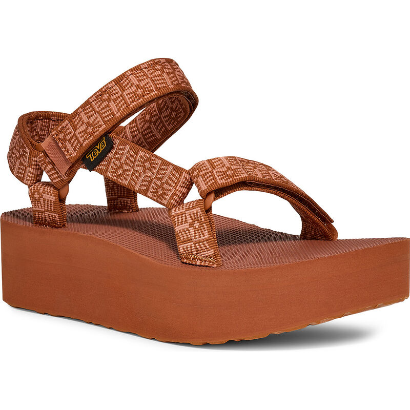 Women's Flatform Universal, CRAFTED FLORAL VINTAGE BROWN, hi-res image number 2