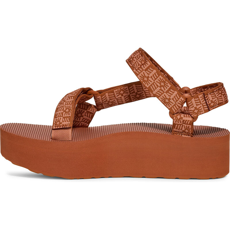 Women's Flatform Universal, CRAFTED FLORAL VINTAGE BROWN, hi-res image number 3