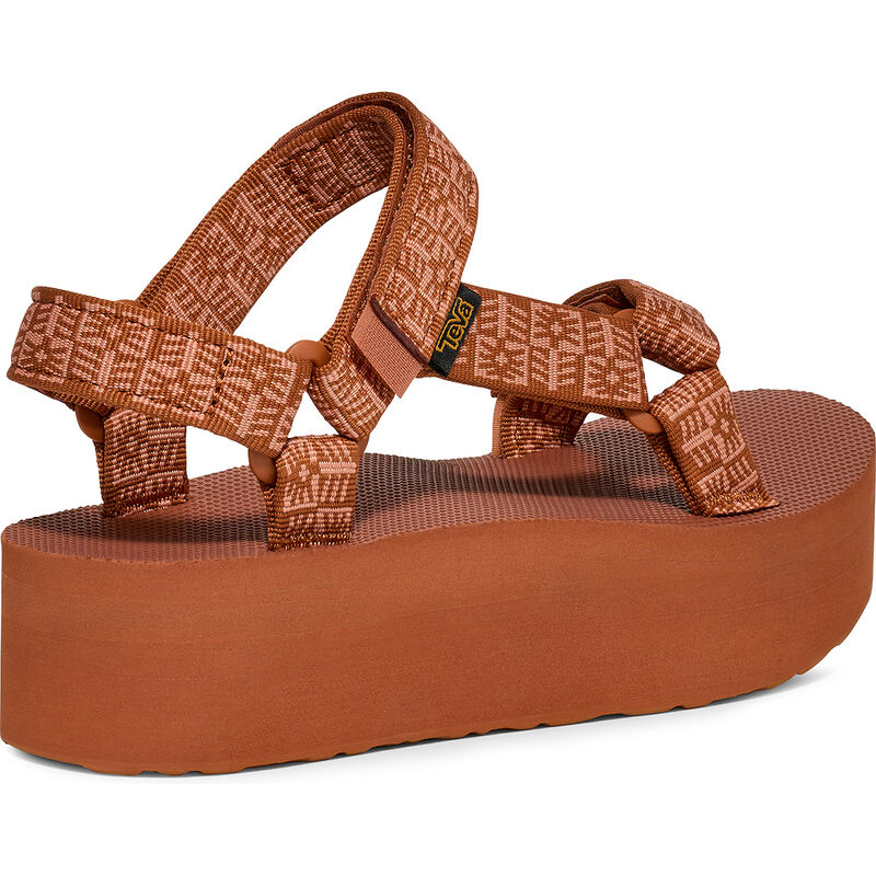 Women's Flatform Universal, CRAFTED FLORAL VINTAGE BROWN, hi-res image number 4